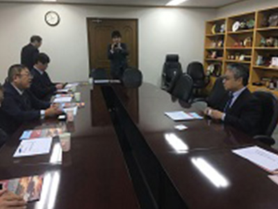 ジェトロ北京事務所とクレア（日本国自治体国際化協会）北京事務所を訪問