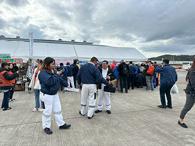 おもてなしブースの様子