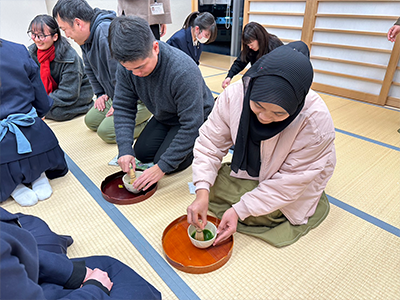 お茶会の様子